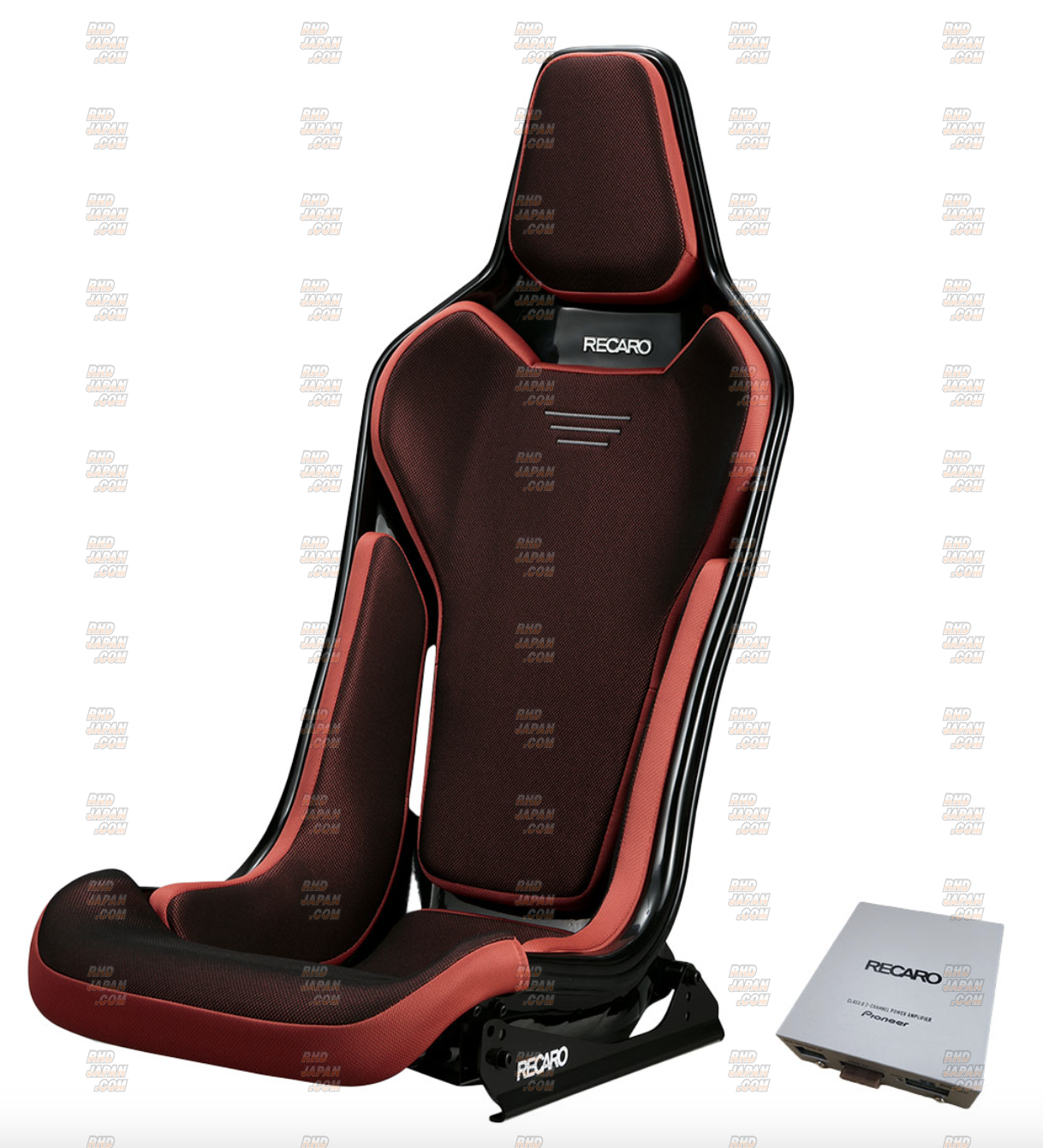 Recaro Full Bucket Seat Motor Sports Shell RCS Sound Edition - Red